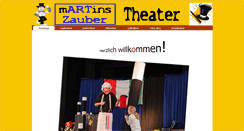 Desktop Screenshot of martins-zaubertheater.de