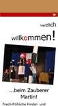 Mobile Screenshot of martins-zaubertheater.de